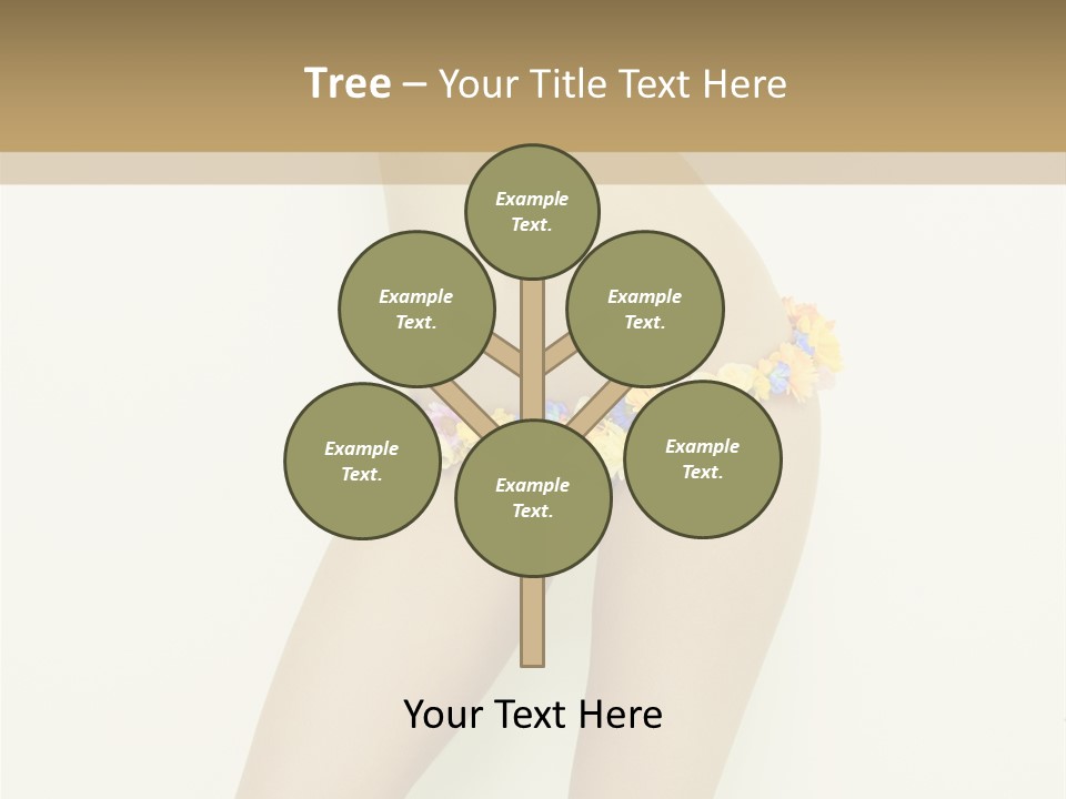 Erotic Lovely Pose PowerPoint Template