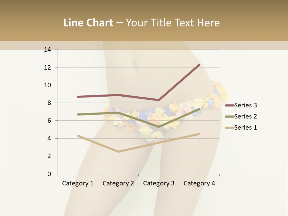 Erotic Lovely Pose PowerPoint Template