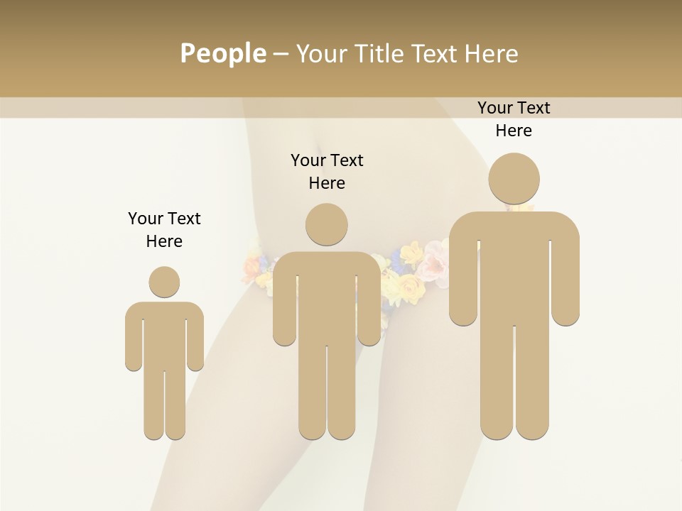 Erotic Lovely Pose PowerPoint Template