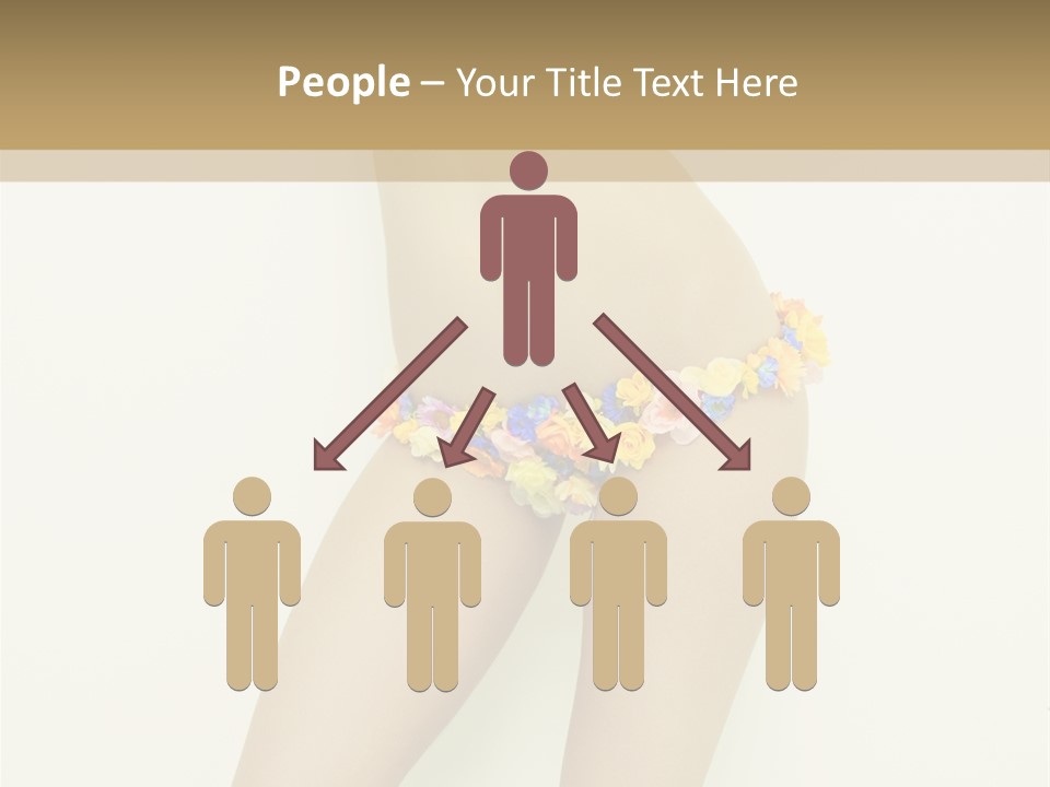 Erotic Lovely Pose PowerPoint Template