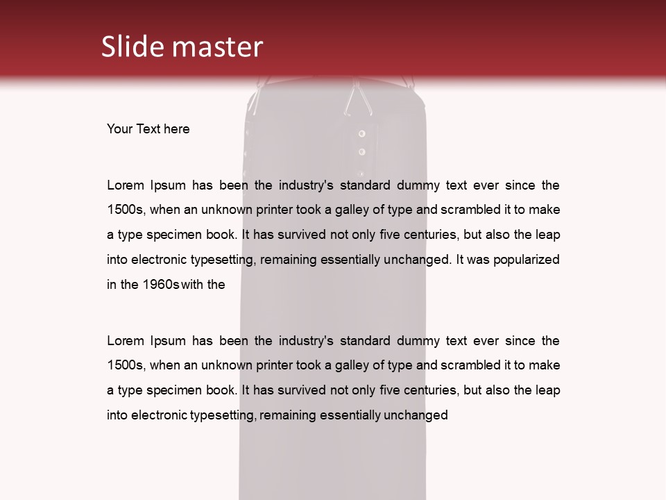 Photography Sport Object PowerPoint Template