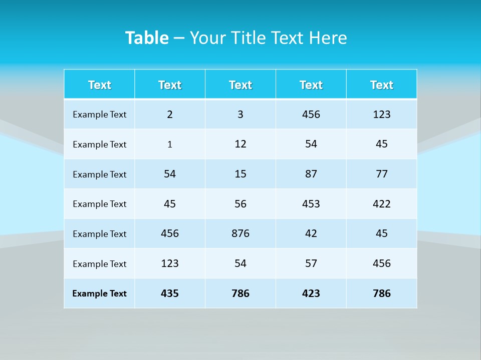 Home Compact Floor PowerPoint Template