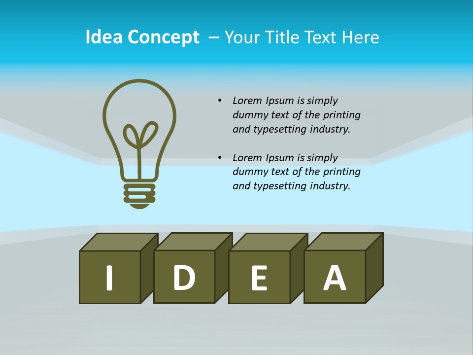 Home Compact Floor PowerPoint Template