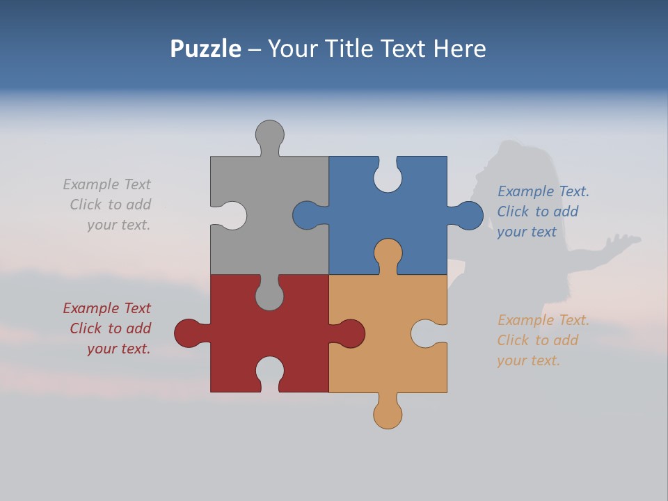 Table Happy Corporation PowerPoint Template