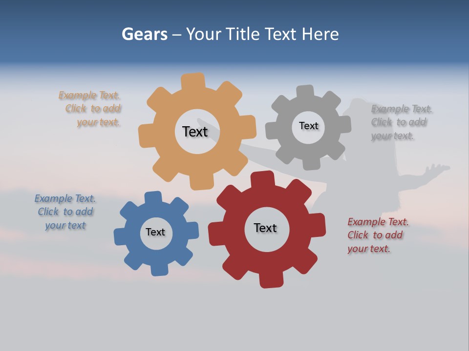 Table Happy Corporation PowerPoint Template