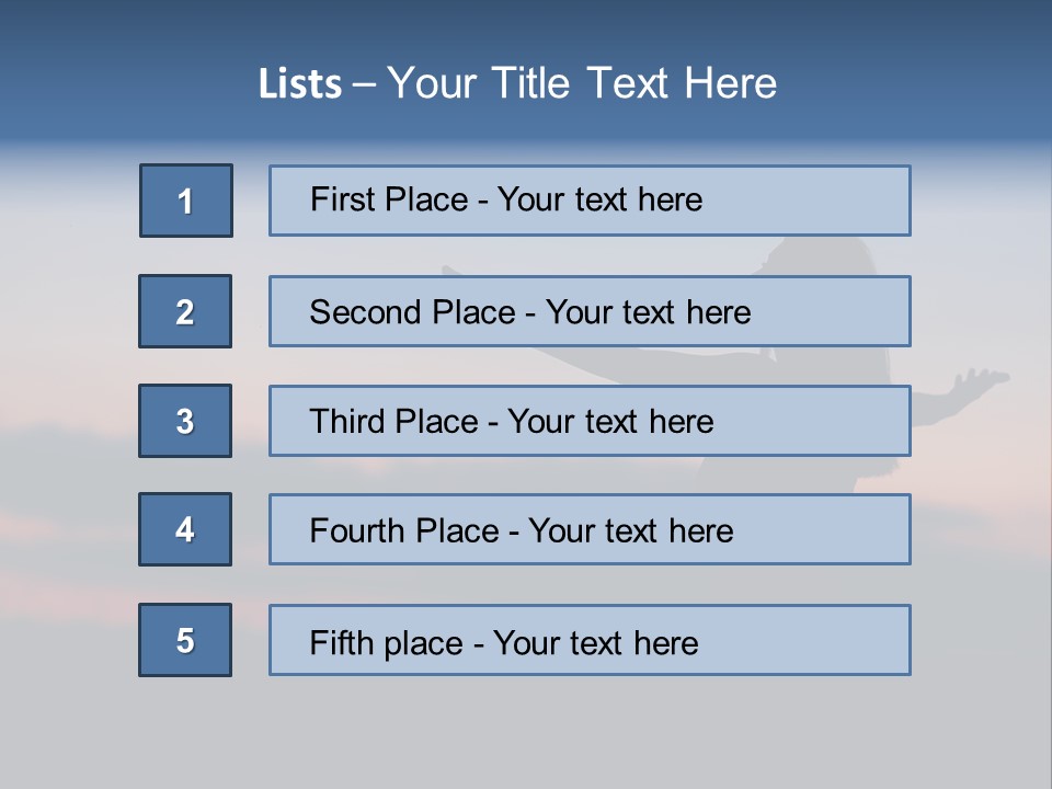 Table Happy Corporation PowerPoint Template