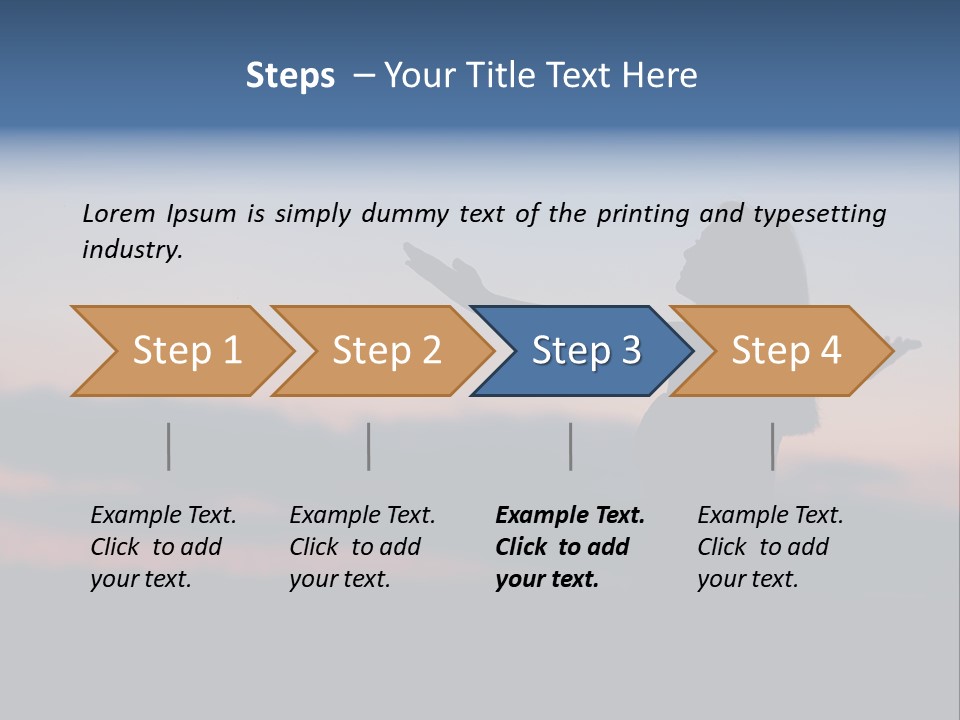 Table Happy Corporation PowerPoint Template