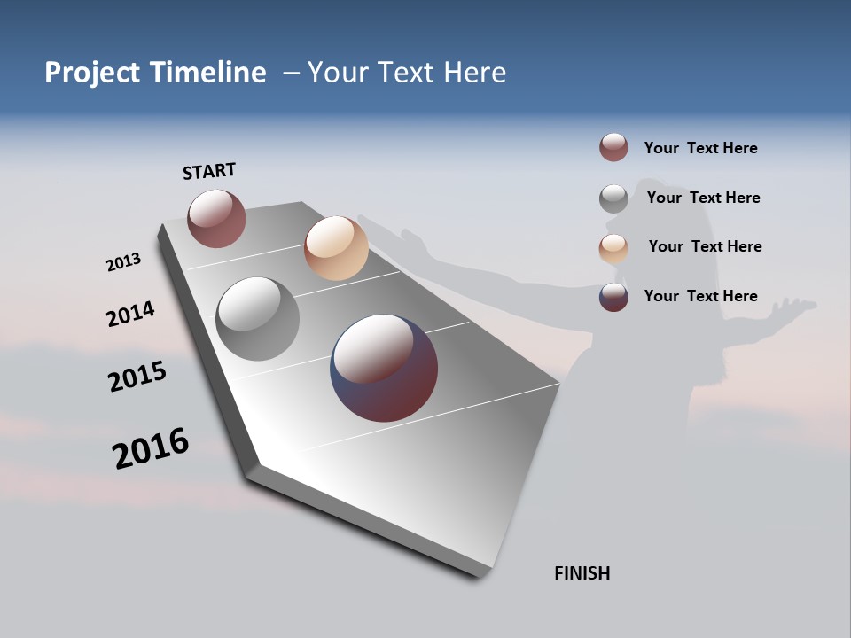 Table Happy Corporation PowerPoint Template