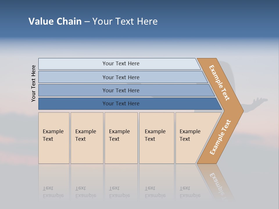 Table Happy Corporation PowerPoint Template