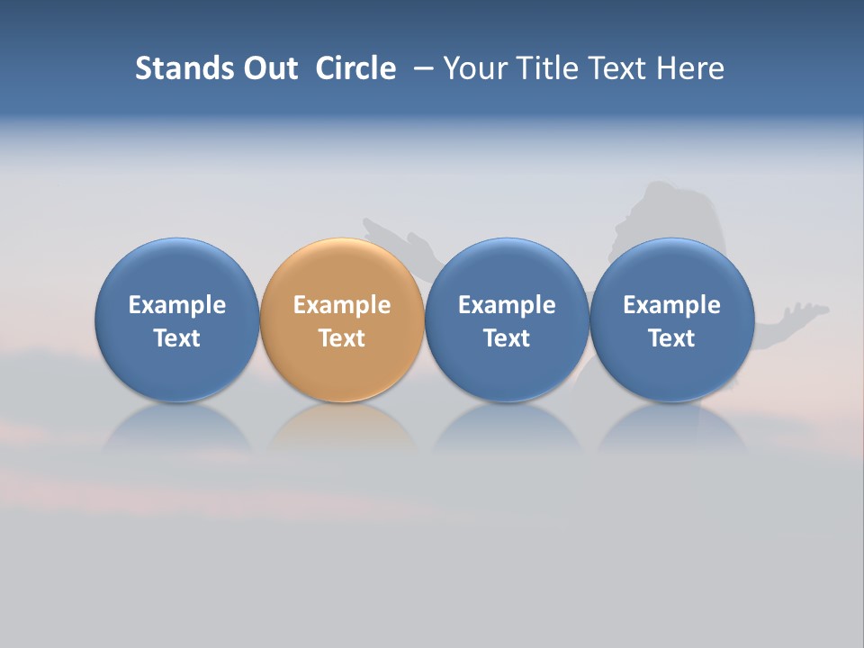 Table Happy Corporation PowerPoint Template