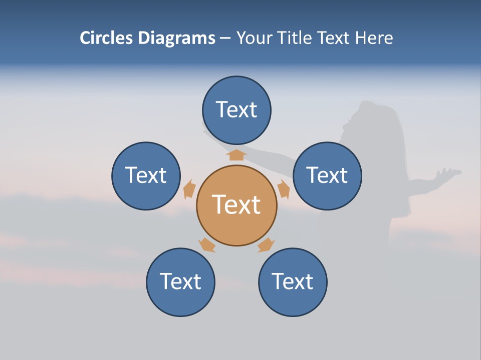 Table Happy Corporation PowerPoint Template