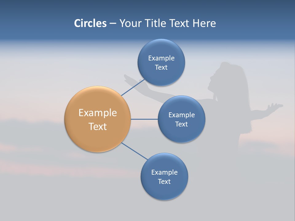 Table Happy Corporation PowerPoint Template