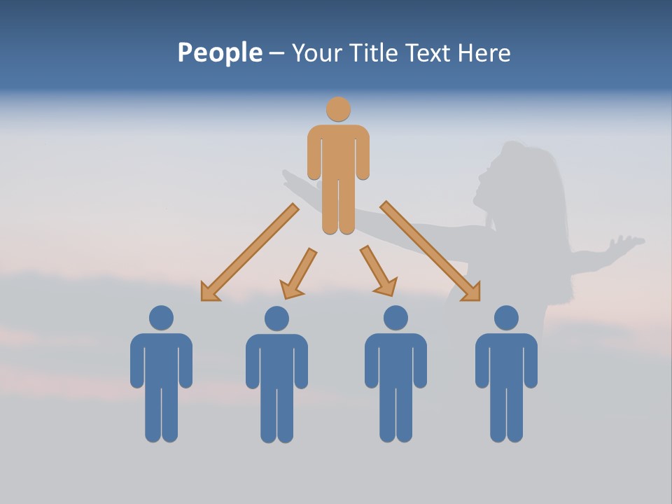 Table Happy Corporation PowerPoint Template