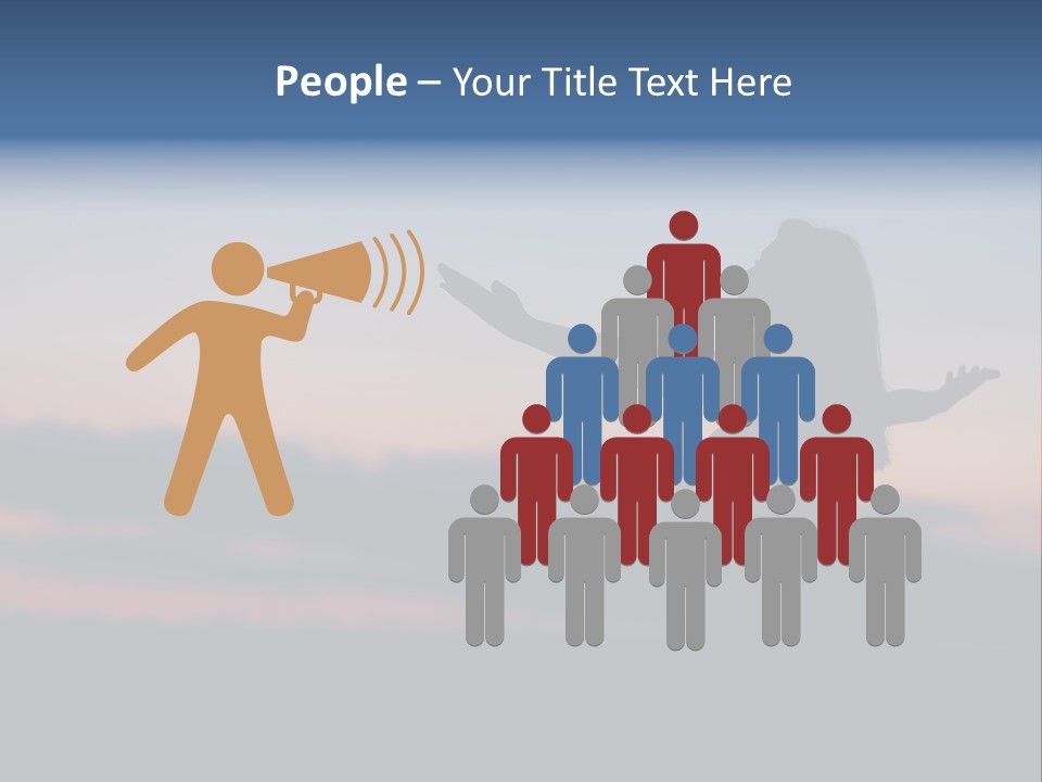 Table Happy Corporation PowerPoint Template