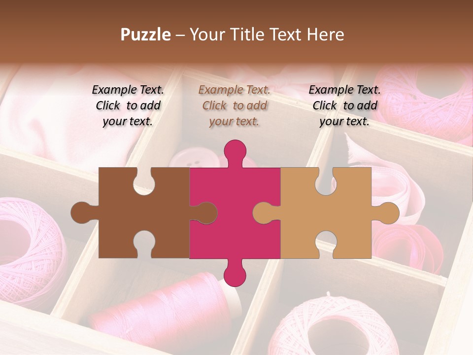 Sewing Needlework Dressmaking PowerPoint Template