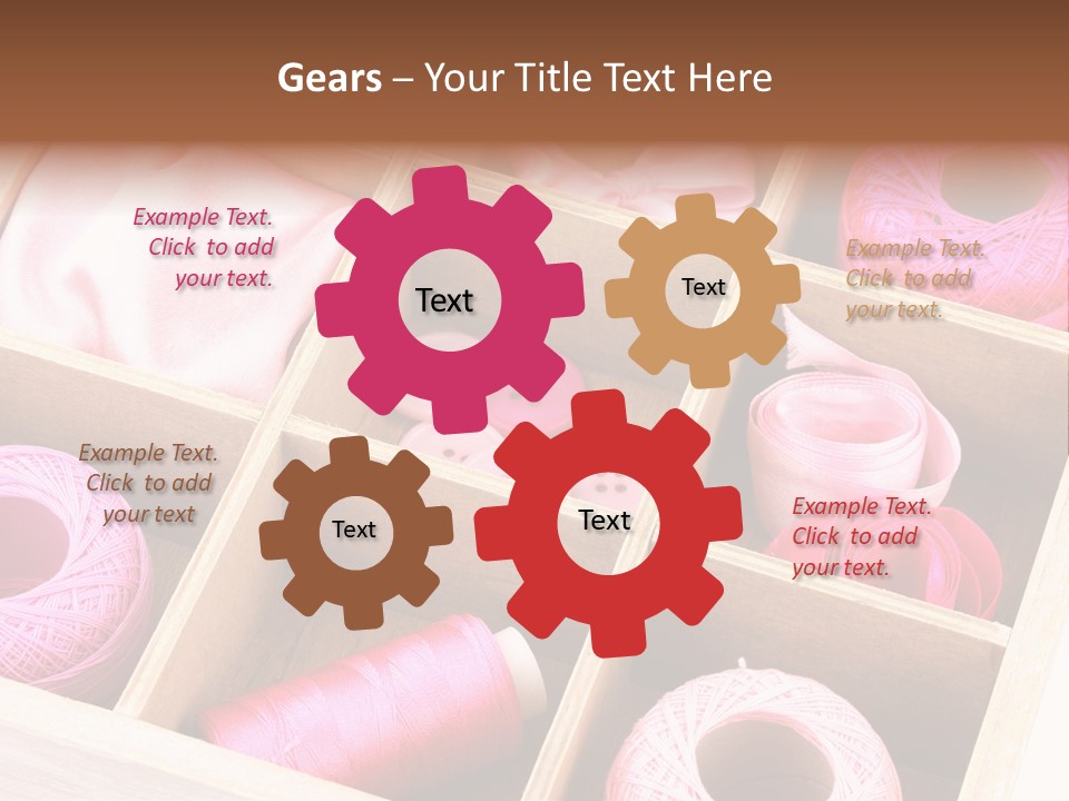 Sewing Needlework Dressmaking PowerPoint Template