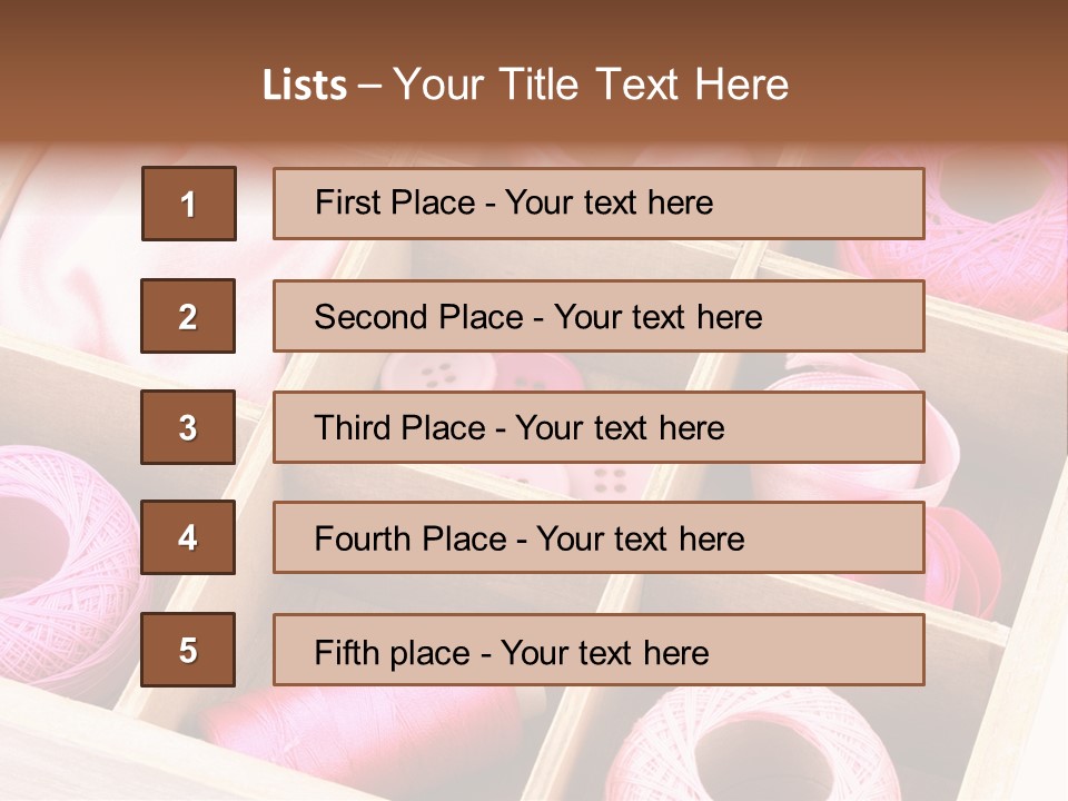 Sewing Needlework Dressmaking PowerPoint Template