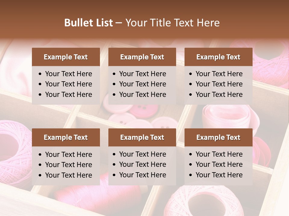 Sewing Needlework Dressmaking PowerPoint Template