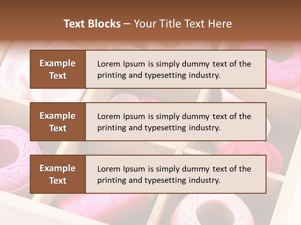 Sewing Needlework Dressmaking PowerPoint Template