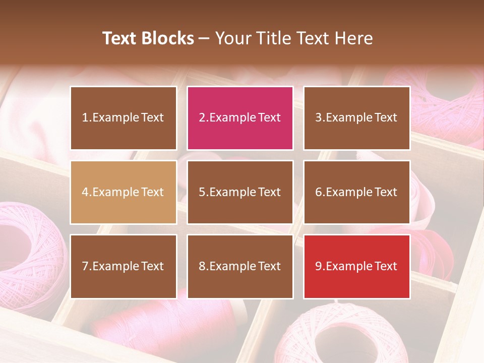 Sewing Needlework Dressmaking PowerPoint Template