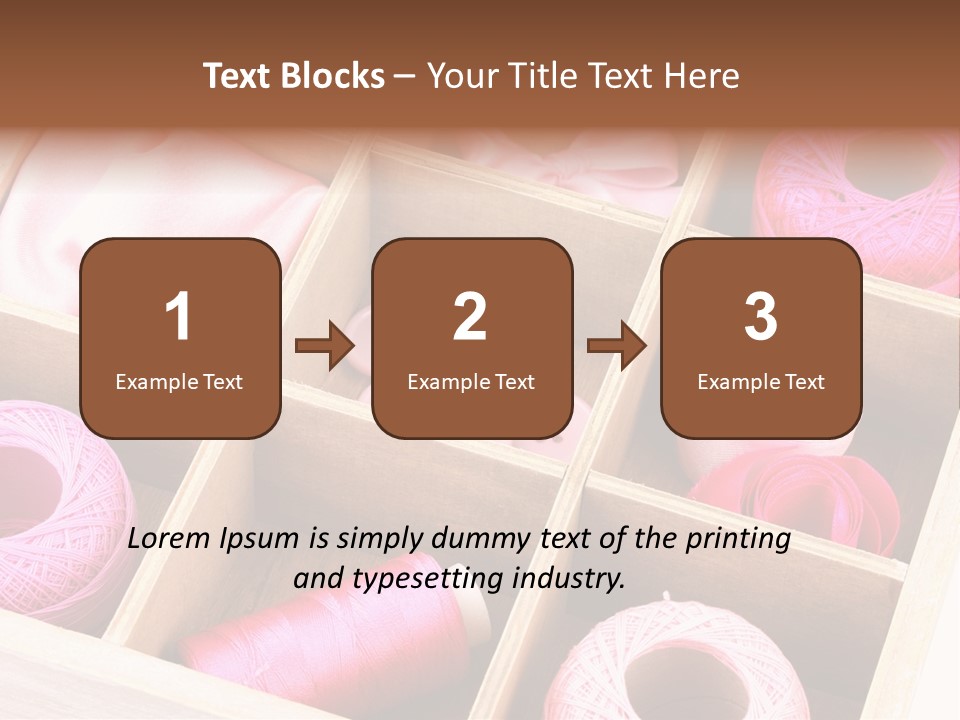 Sewing Needlework Dressmaking PowerPoint Template