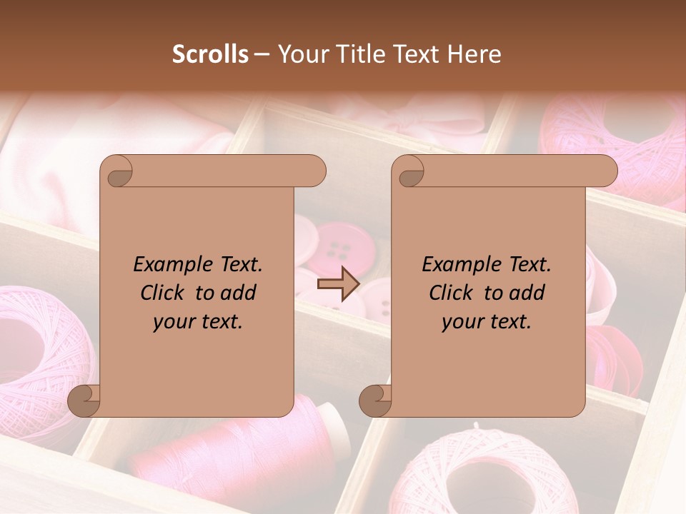 Sewing Needlework Dressmaking PowerPoint Template