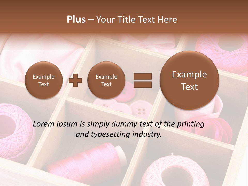 Sewing Needlework Dressmaking PowerPoint Template