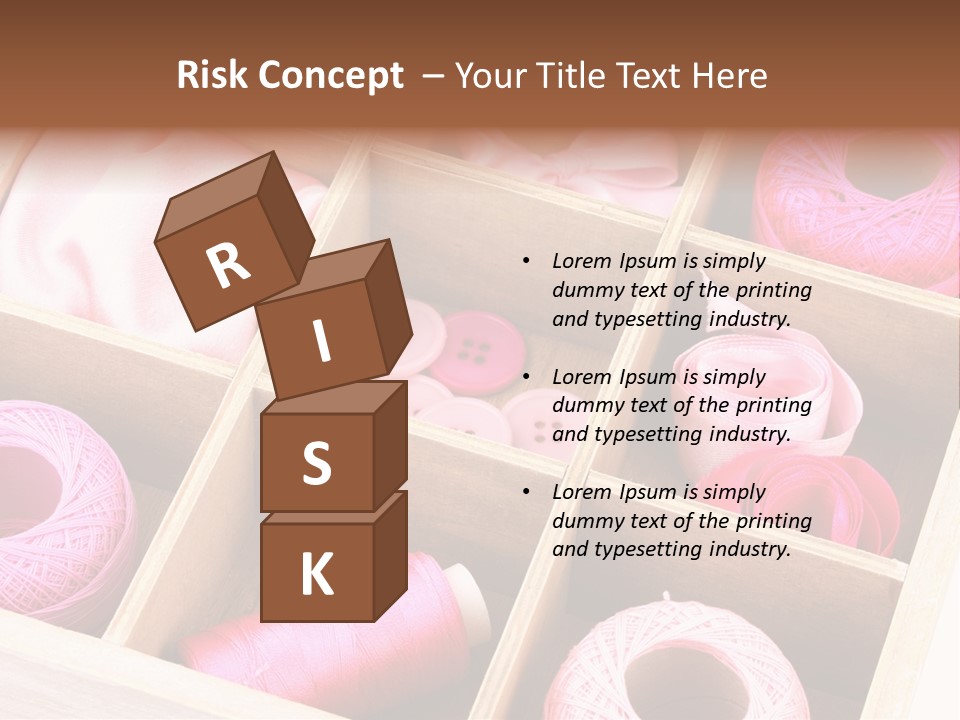 Sewing Needlework Dressmaking PowerPoint Template