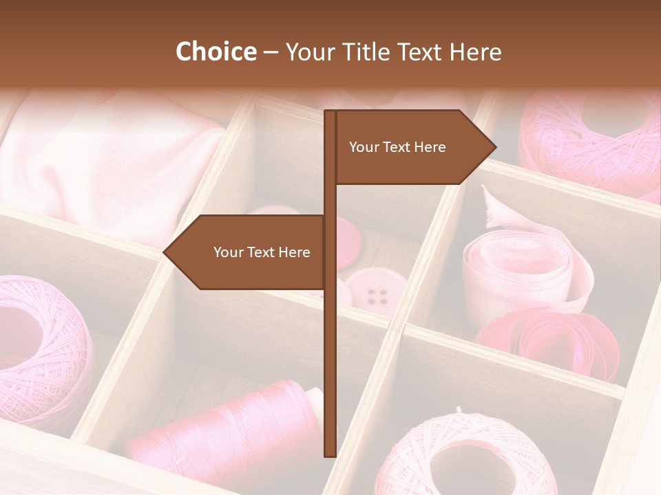 Sewing Needlework Dressmaking PowerPoint Template