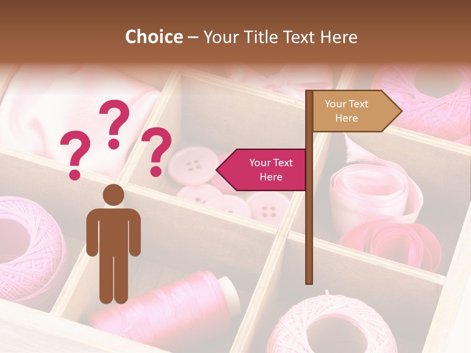 Sewing Needlework Dressmaking PowerPoint Template