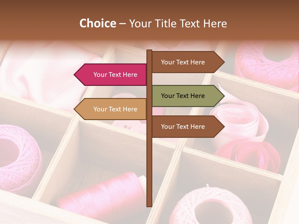 Sewing Needlework Dressmaking PowerPoint Template