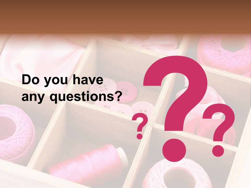 Sewing Needlework Dressmaking PowerPoint Template