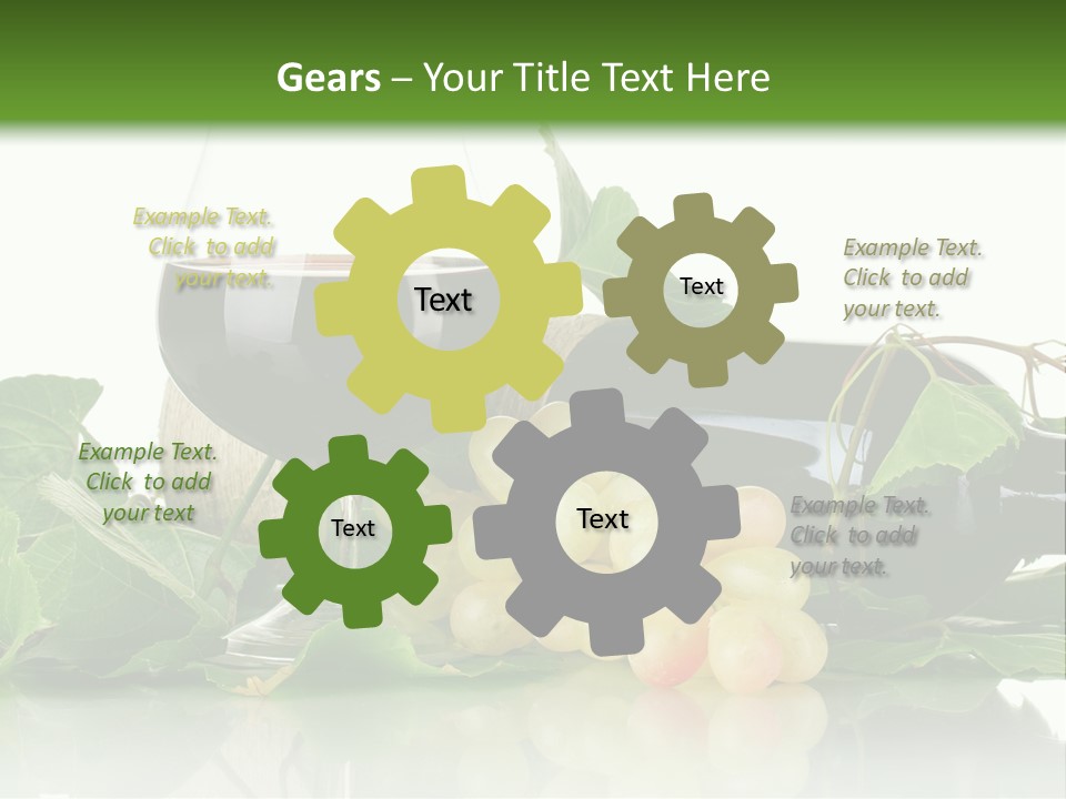 Harvest Gourmet Green PowerPoint Template