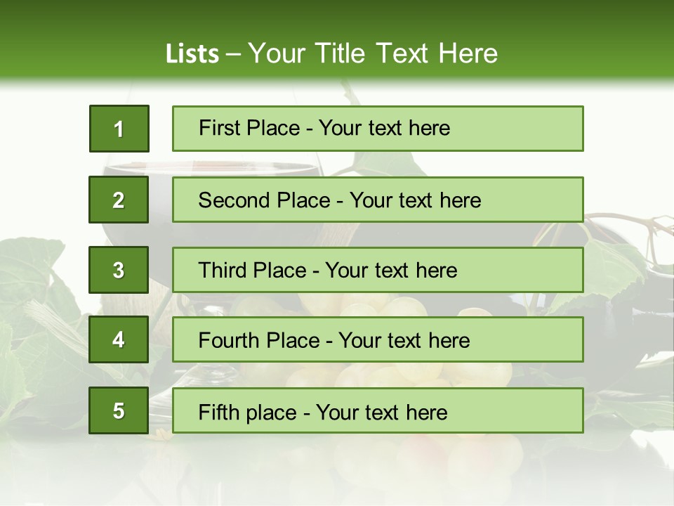 Harvest Gourmet Green PowerPoint Template