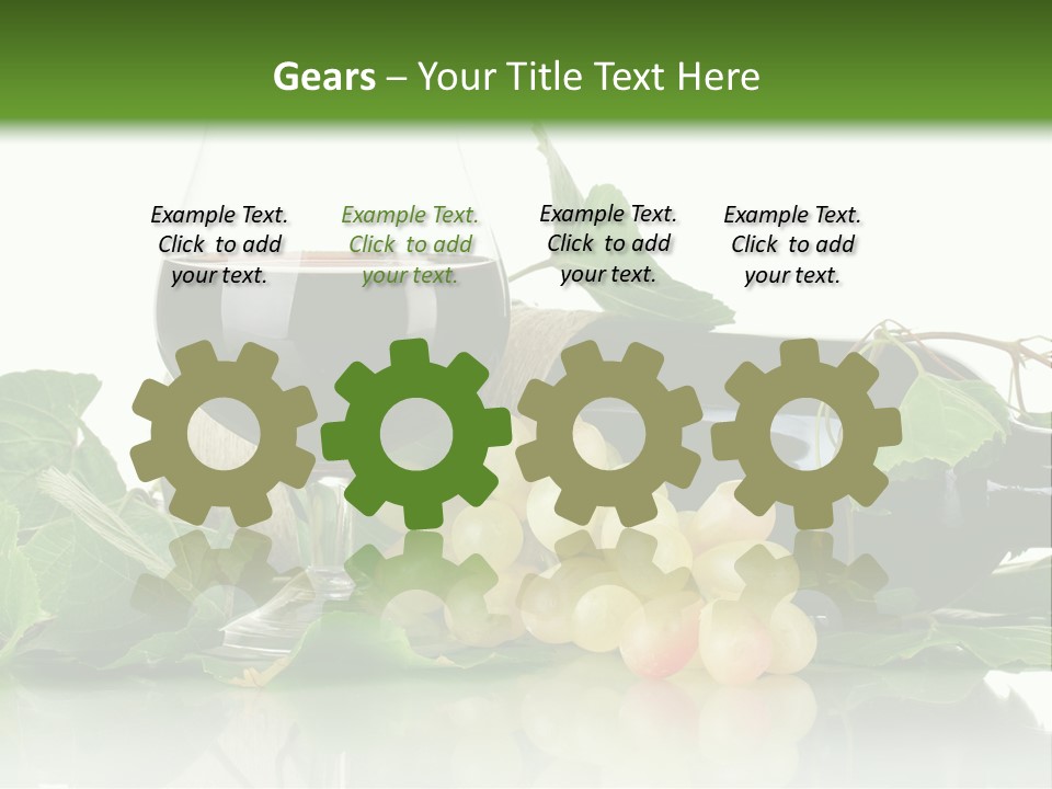 Harvest Gourmet Green PowerPoint Template