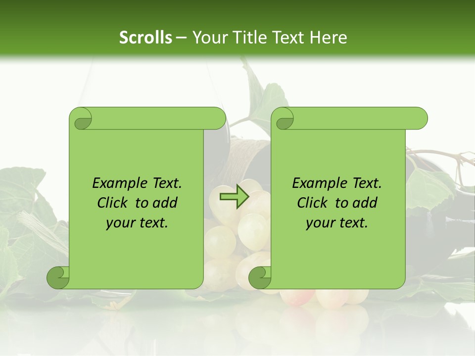 Harvest Gourmet Green PowerPoint Template
