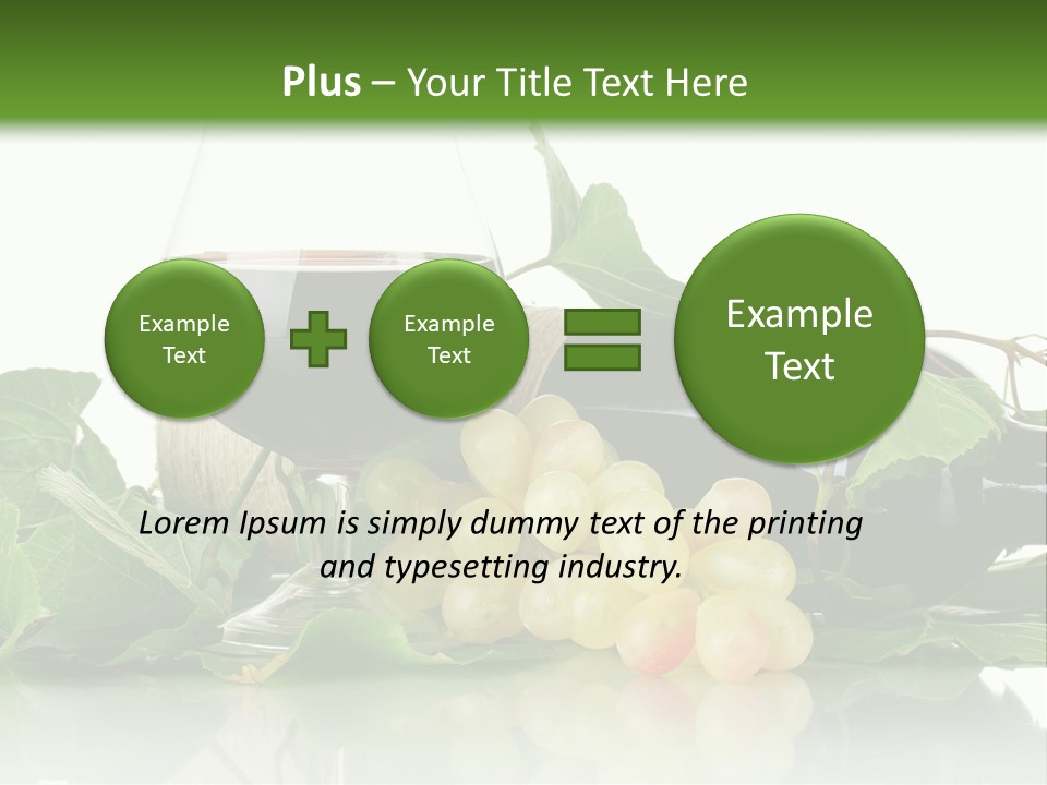 Harvest Gourmet Green PowerPoint Template