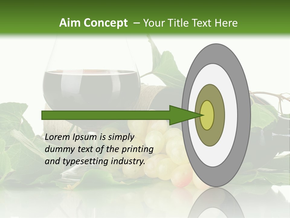 Harvest Gourmet Green PowerPoint Template