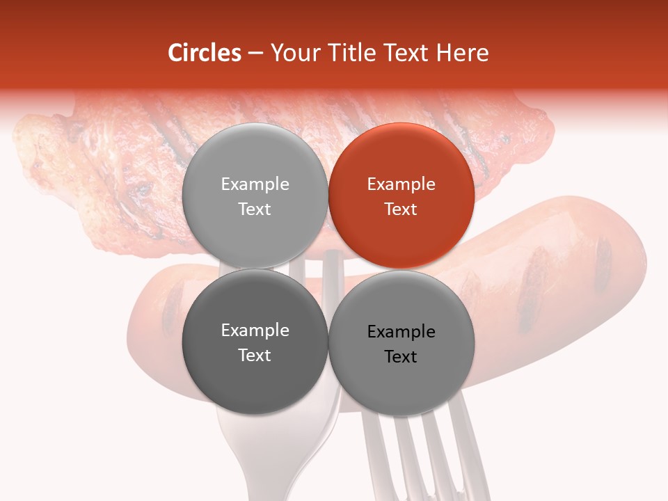 Fried Grilling Path PowerPoint Template