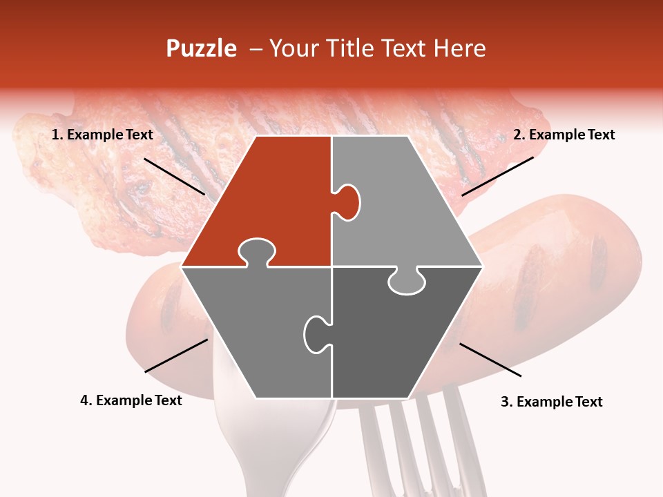Fried Grilling Path PowerPoint Template
