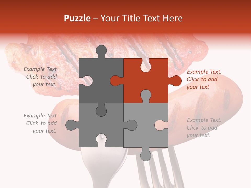 Fried Grilling Path PowerPoint Template