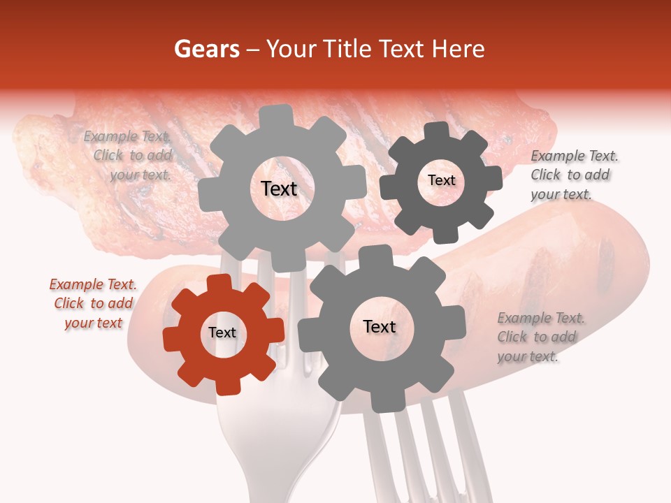 Fried Grilling Path PowerPoint Template