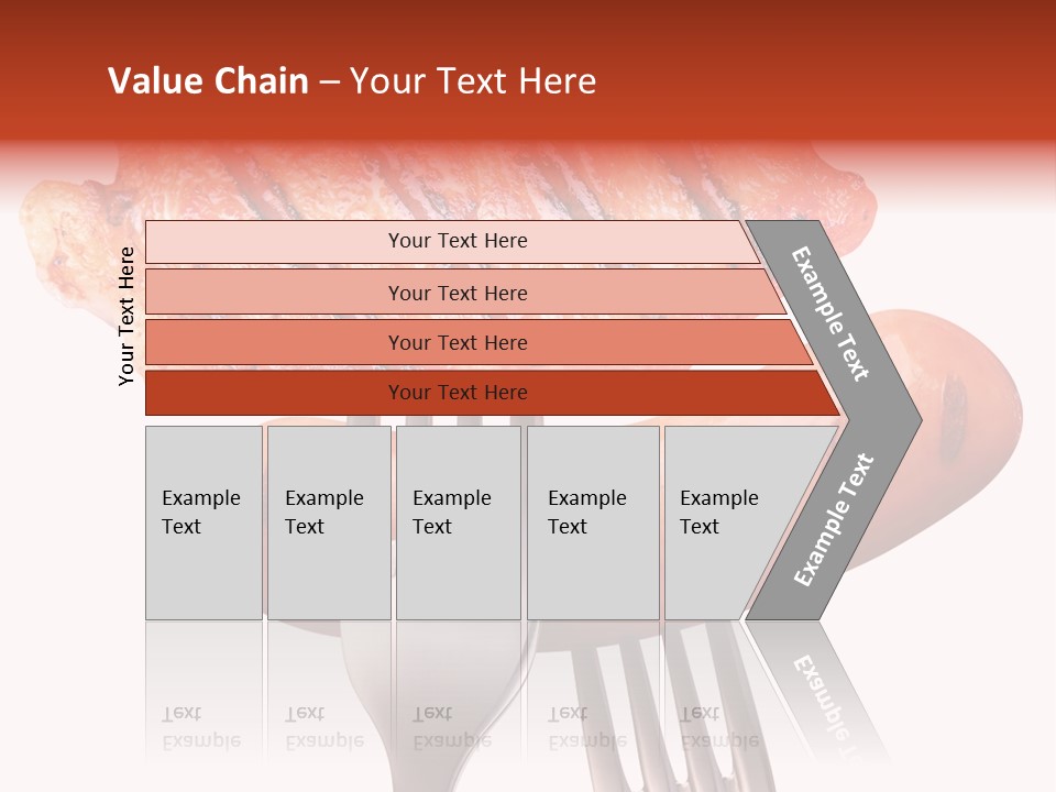Fried Grilling Path PowerPoint Template