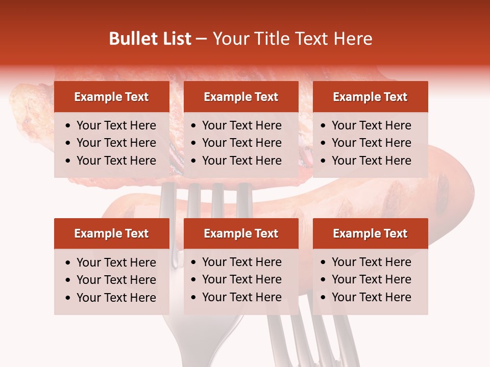 Fried Grilling Path PowerPoint Template