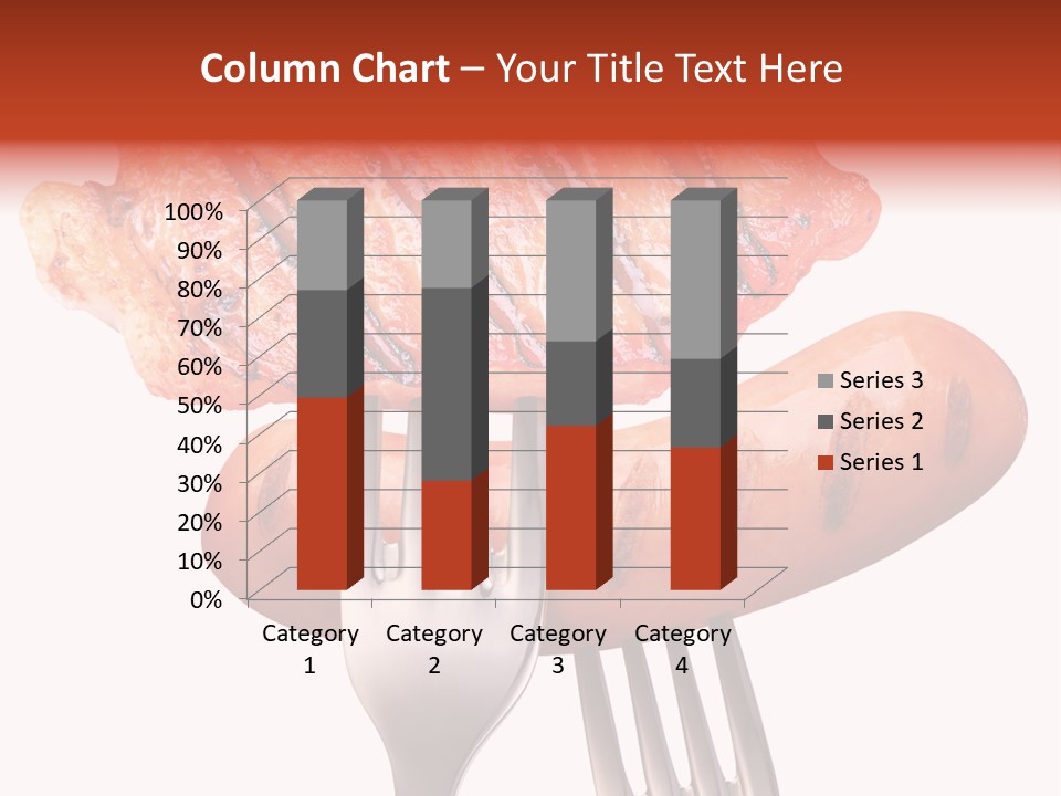 Fried Grilling Path PowerPoint Template