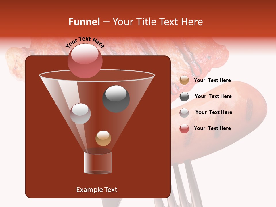 Fried Grilling Path PowerPoint Template