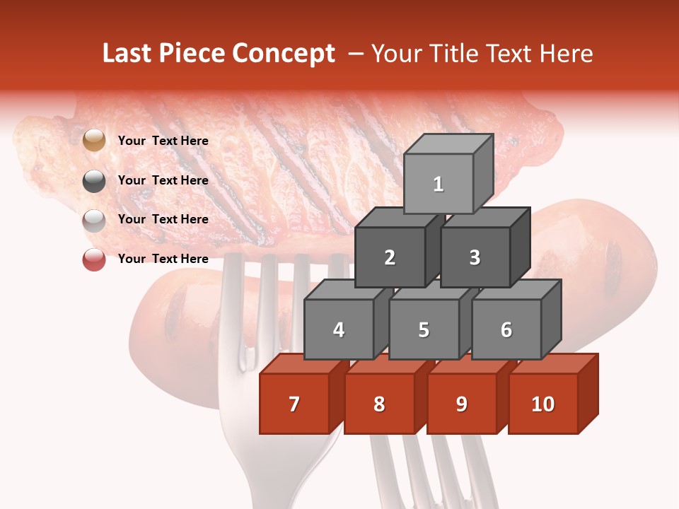 Fried Grilling Path PowerPoint Template