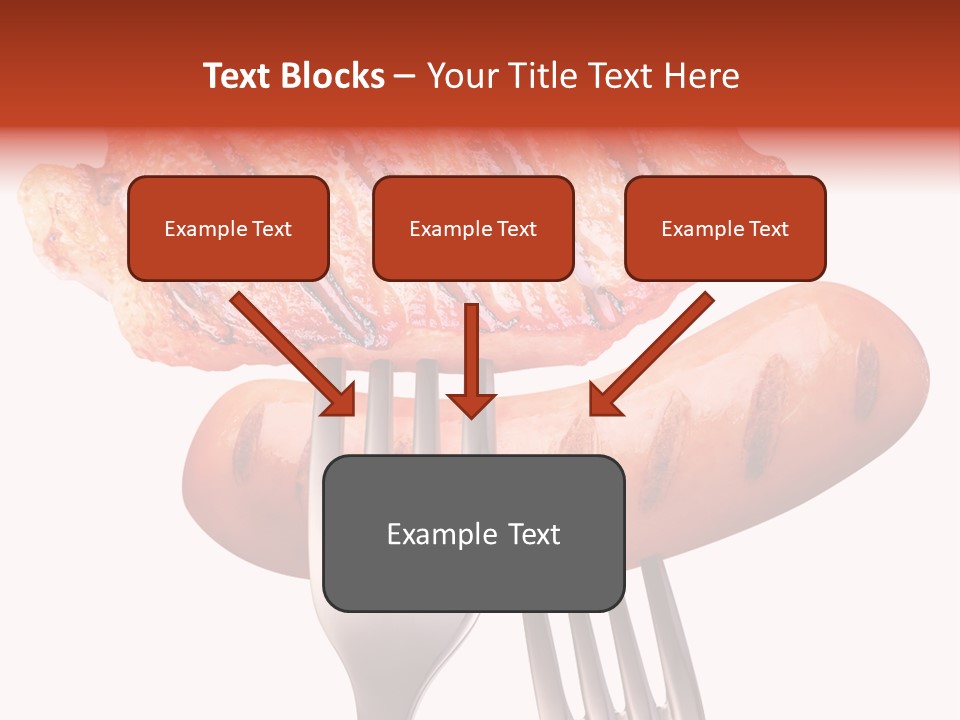 Fried Grilling Path PowerPoint Template