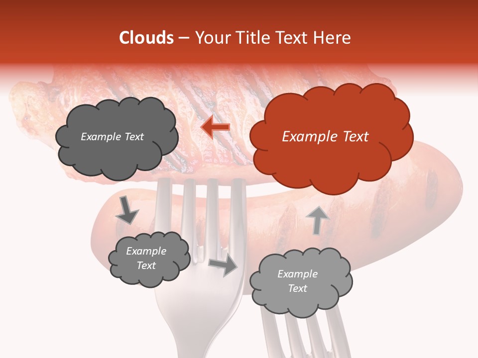 Fried Grilling Path PowerPoint Template