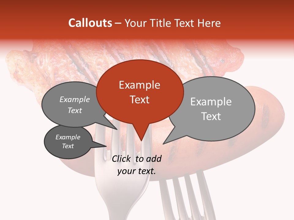 Fried Grilling Path PowerPoint Template